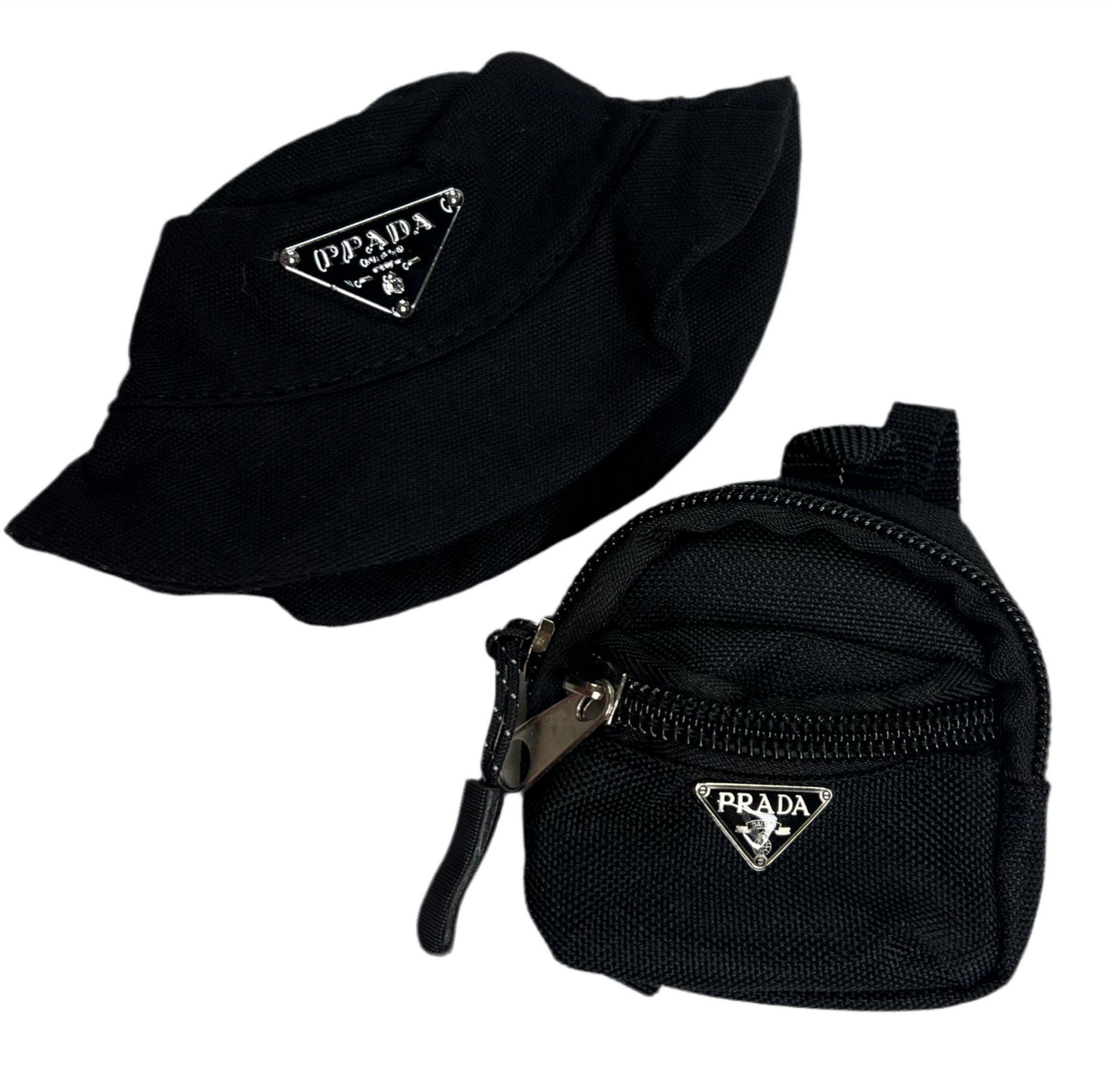 Designer Bucket Hat & Backpack