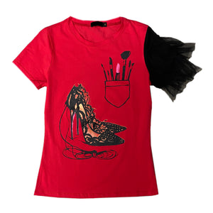 Blusa Chula Complementos - Rojo