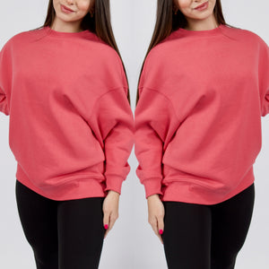 Oversized sweatshirt - Rose