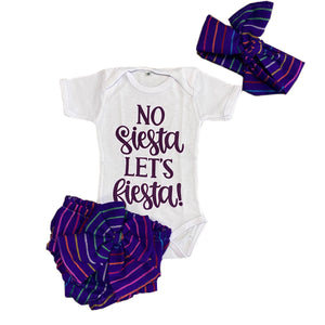 No Siesta, Lets Fiesta! Baby Outfit